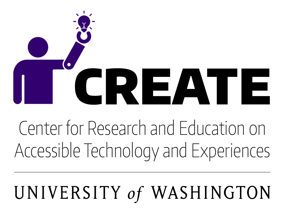 CREATE University of Washington logo