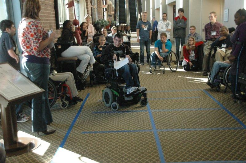 Youth play an “interdependence” game