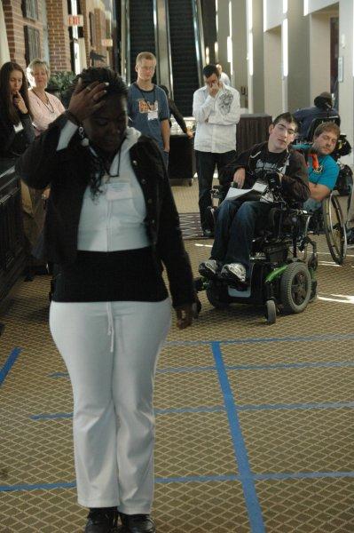 Youth play an “interdependence” game