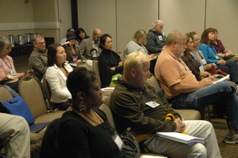 Cross photo of group at workshop